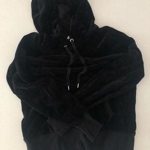 H&M — Velvet Hoodie
